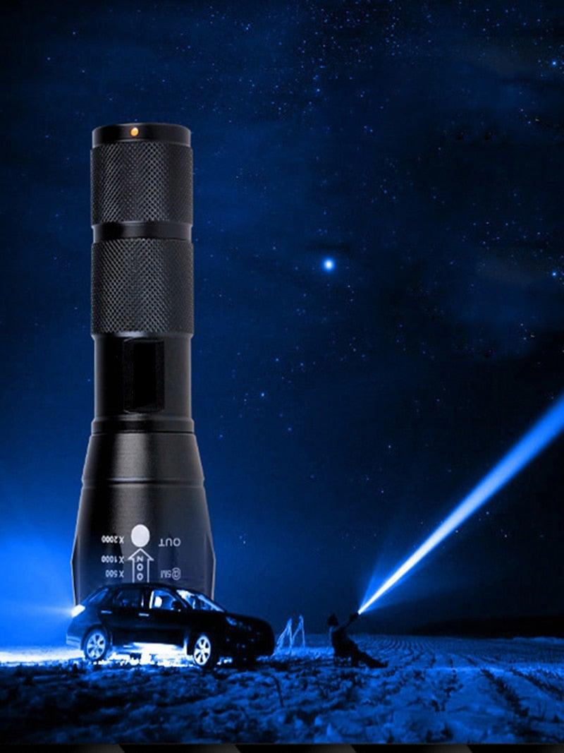Z45 LED Flashlight Ultra Bright Waterproof Mini Zoomable Torch