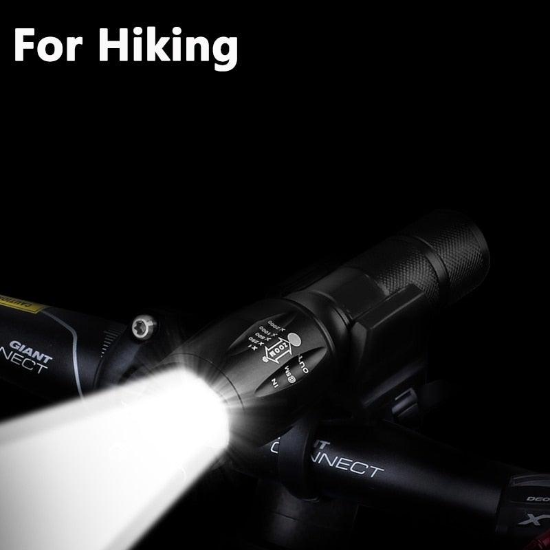 Z45 LED Flashlight Ultra Bright Waterproof Mini Zoomable Torch
