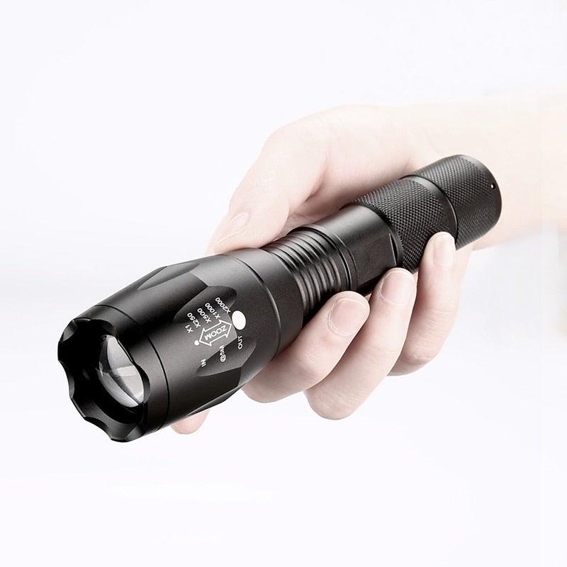 Z45 LED Flashlight Ultra Bright Waterproof Mini Zoomable Torch