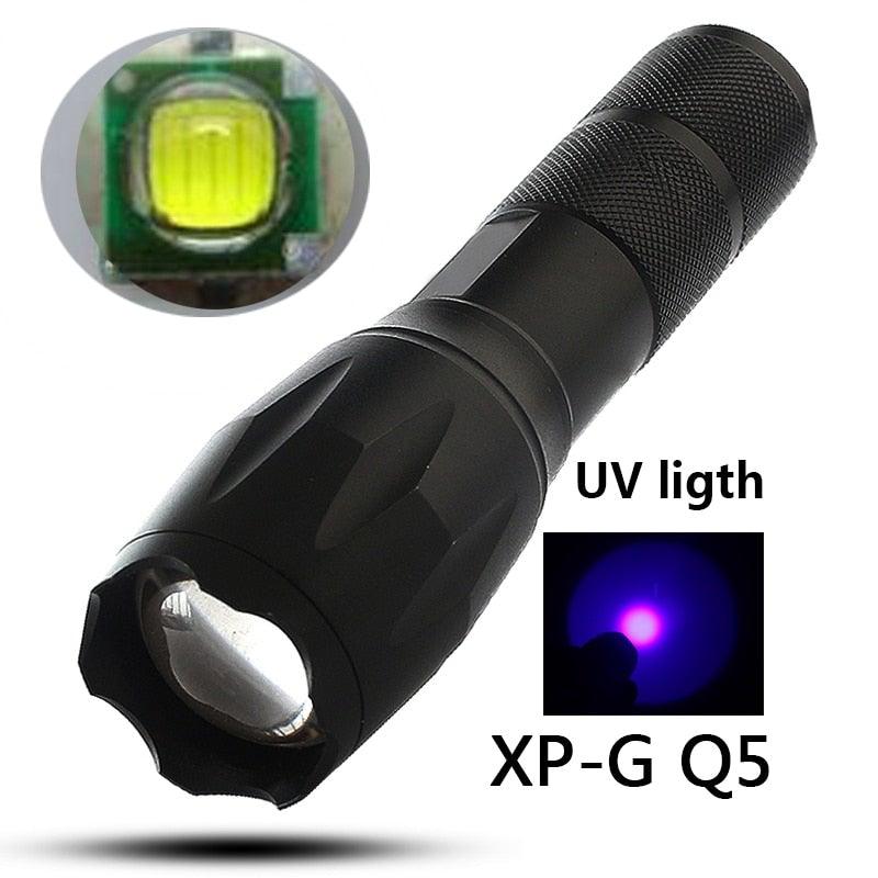 Z45 LED Flashlight Ultra Bright Waterproof Mini Zoomable Torch