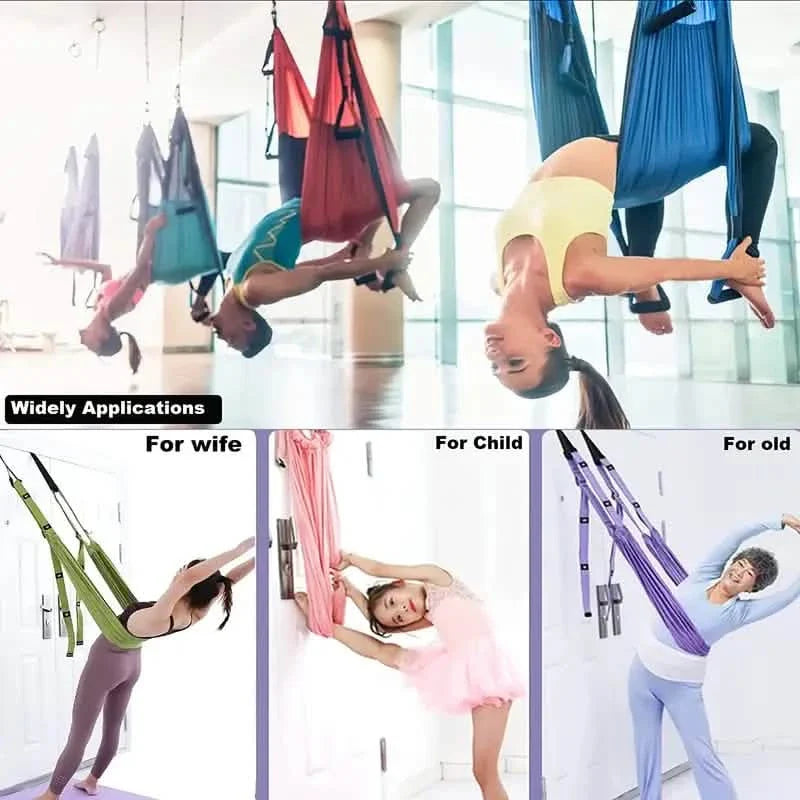 Yoga Fitness Stretching Strap Durable Flexible Exercise Support Band