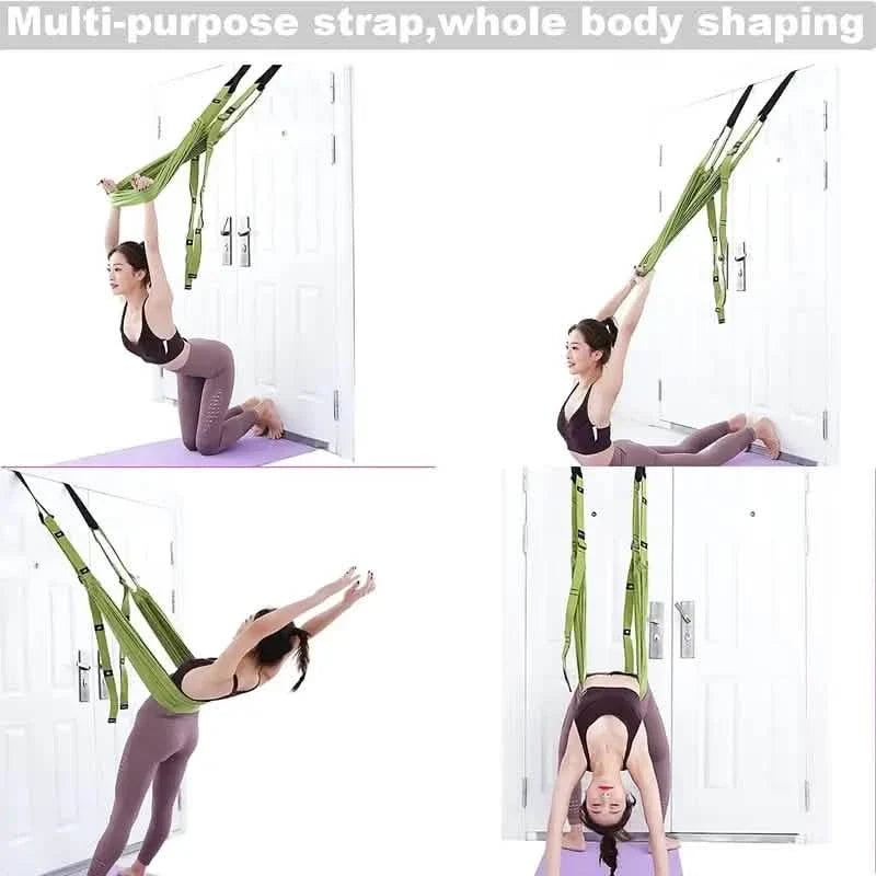 Yoga Fitness Stretching Strap Durable Flexible Exercise Support Band